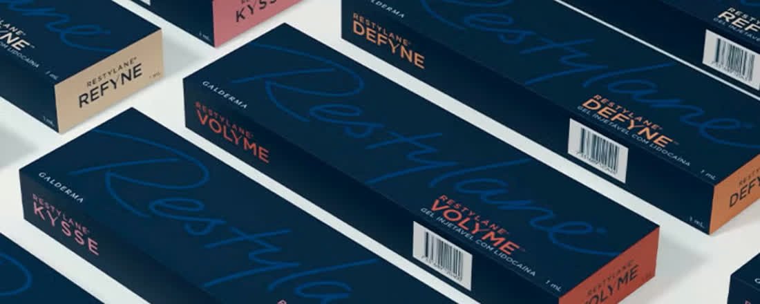 Caixas de Restylane Skinbooster para hidratação profunda da pele